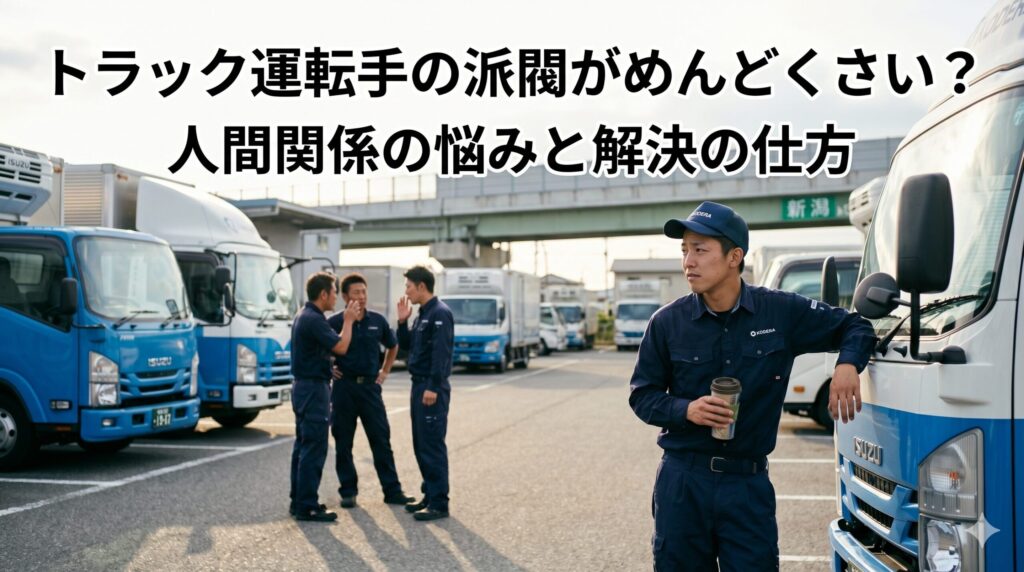 トラック運転手の派閥がめんどくさい
