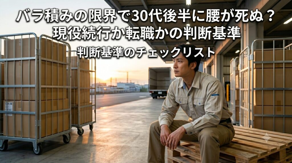 バラ積みの限界　30代後半