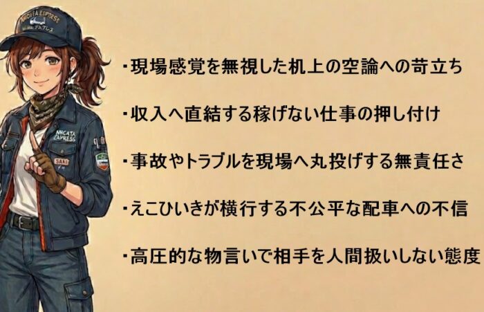 配車担当が無能で会社を辞めたいと感じる瞬間