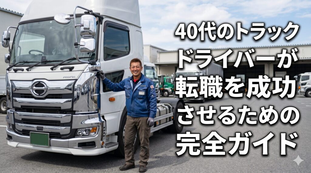 40代のトラックドライバーの転職