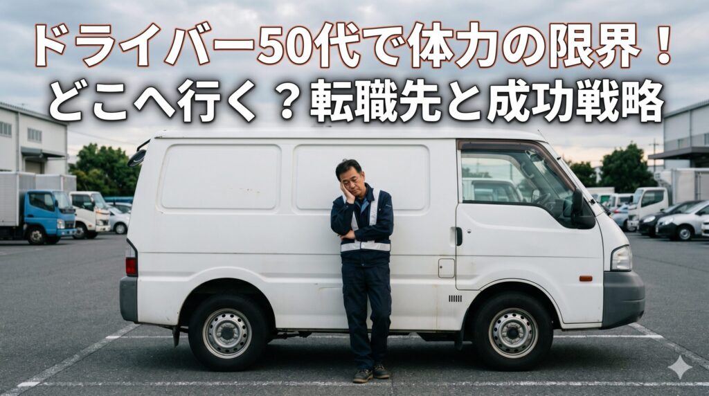 ドライバー50代で体力の限界