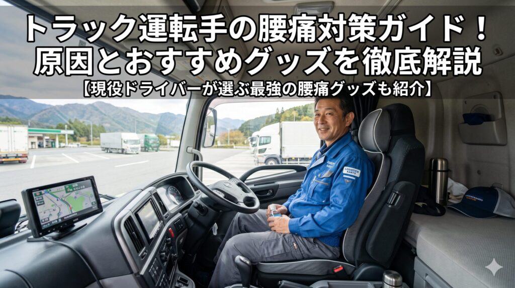 トラック運転手の腰痛対策