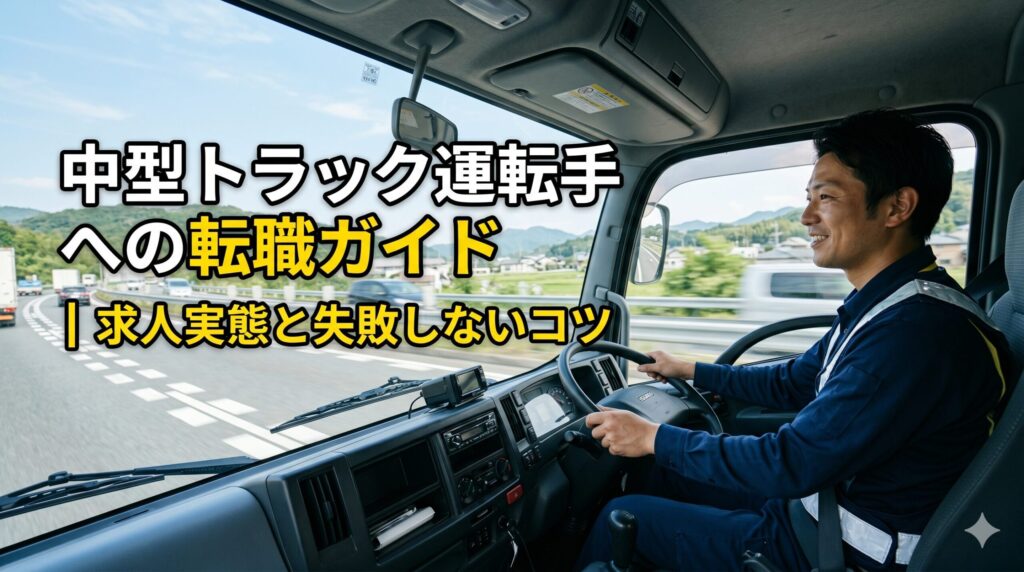 中型トラック運転手に転職