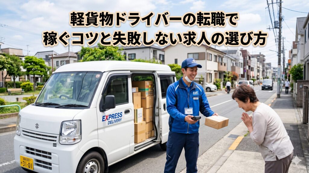 軽貨物ドライバーの転職