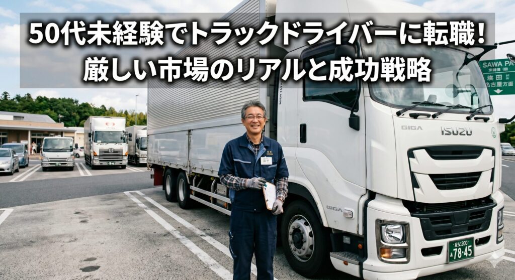 50代未経験でトラックドライバーに転職