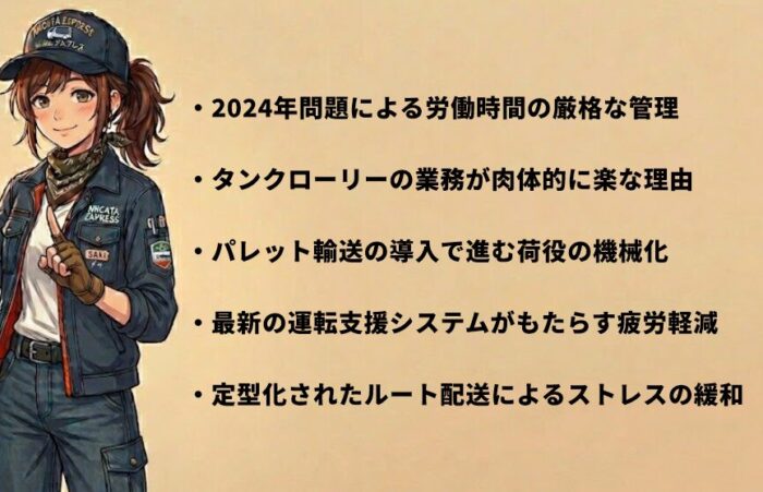 大型トラックの運転手が楽すぎると言われる真相