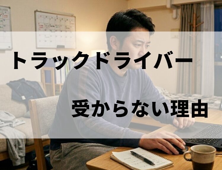 トラックドライバーに受からない理由と対策