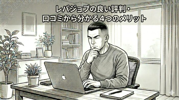 レバジョブの良い評判・口コミから分かる4つのメリット