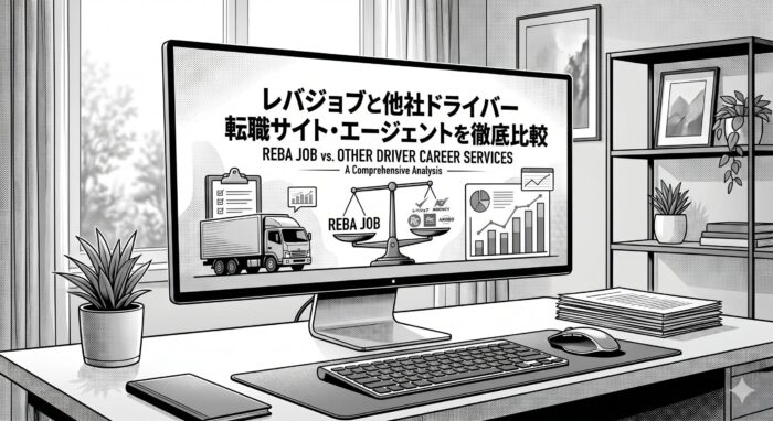 レバジョブと他社ドライバー転職サイト・エージェントを徹底比較