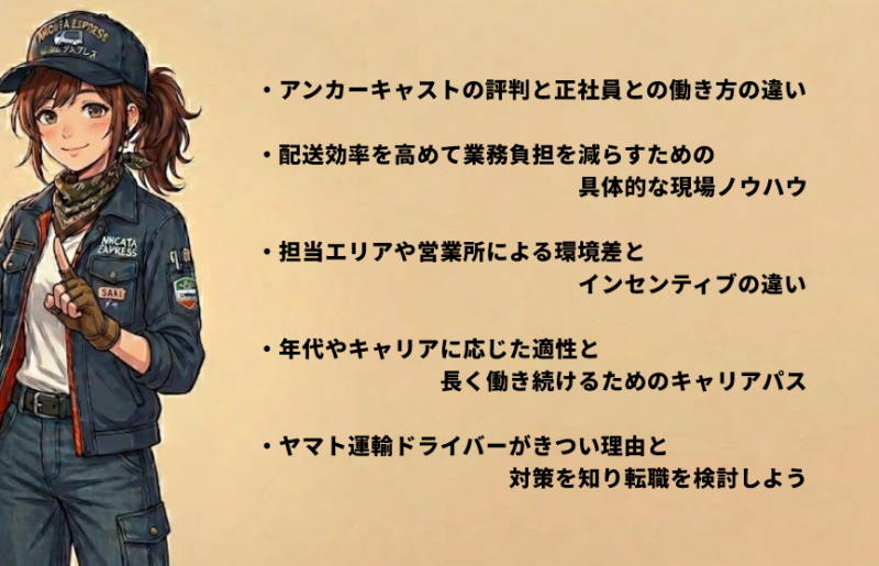 ヤマト運輸ドライバーがきついと感じる現場の課題と解決策